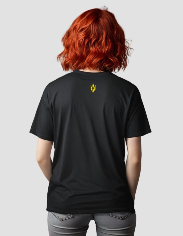 Футболка жіноча чорна oversize "St. Javelin"