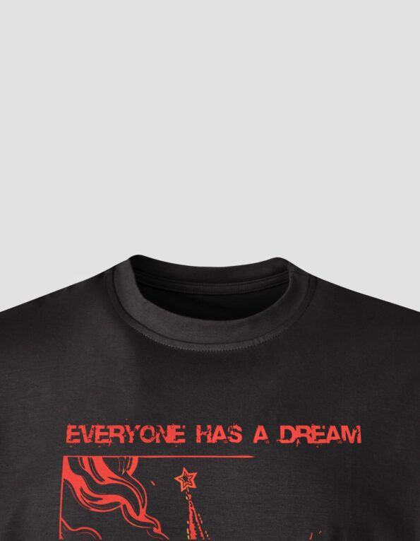 Унісекс футболка преміум якості "Everyone has a dream" чорного кольору